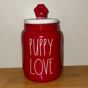 Rae Dunn Puppy Love Treat Canister